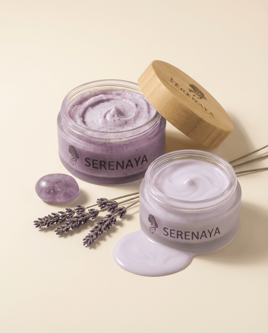 Calm Ritual — Gentle exfoliation meets soothing hydration.